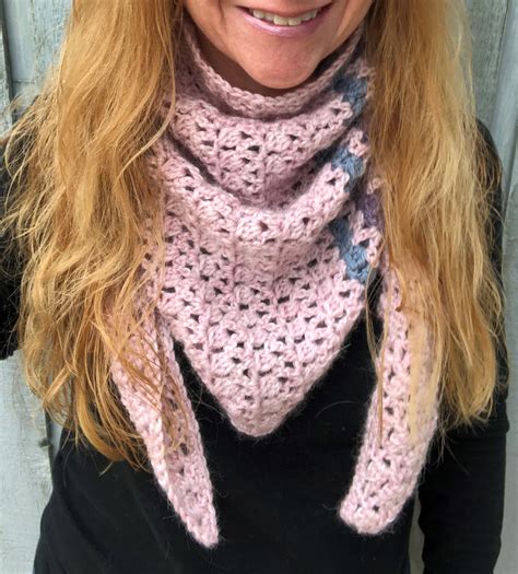 stella triangular scarf crochet pattern ambassador crochet