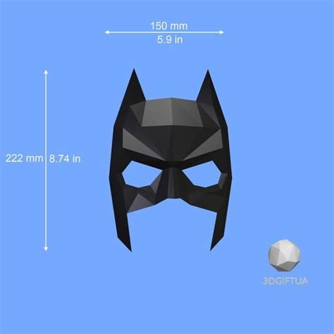 13easy Batman Mask Papercraft My Bioth