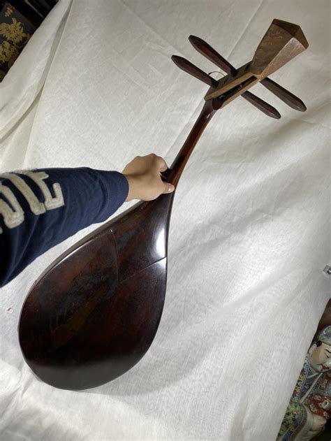 Sold Price Antique Japanese Biwa Music Instrument September 2 0120