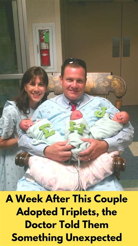 A Week After This Couple Adopted Triplets The Doctor Told In 2023