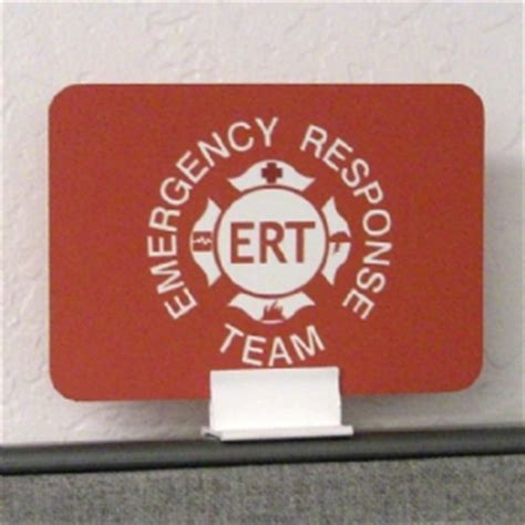 Espn regional television, a college football and basketball syndicator. ERT Placard w/Cubicle Mount : SafetyMax.com - Emergency ...