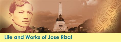 Life And Works Of Jose Rizal