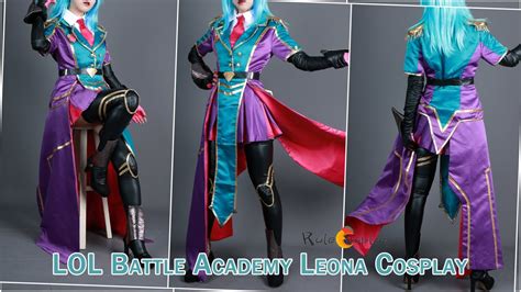 Lol Battle Academia Leona Cosplay Costume Showcase│rolecosplay Youtube