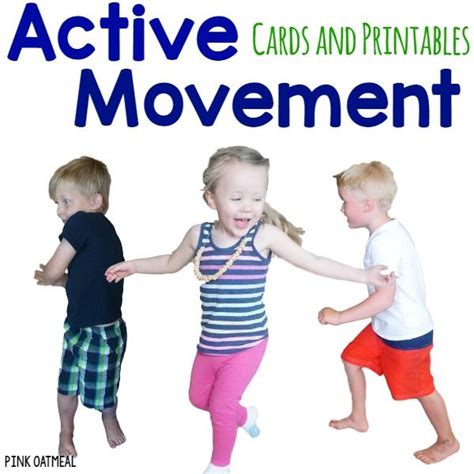 Active Movement Kids Pink Oatmeal Shop In 2021 Movement Cards