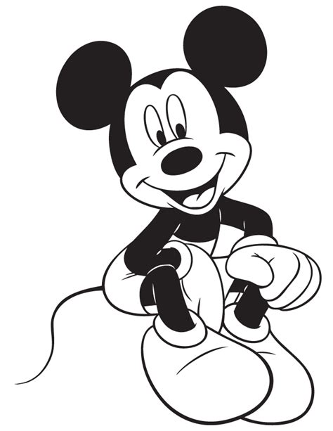 Mickey Mouse Para Colorear 🥇 ¡dibujos Para Imprimir Y Pintar