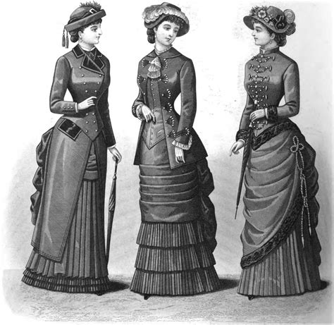 19th Century Historical Tidbits 1882 Winter Fashions