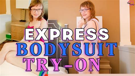 Cute Trans Girl Bodysuit Try On Trans Body Positivity Haul Express