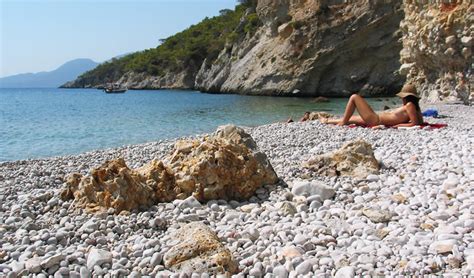 Chalikiada Beach Agistri Island Saronic Islands Greece