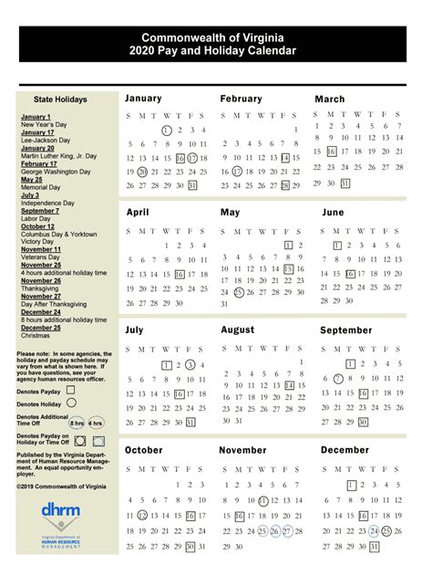 Vdot Pay Calendar 2022 Fill Online Printable Fillable Blank