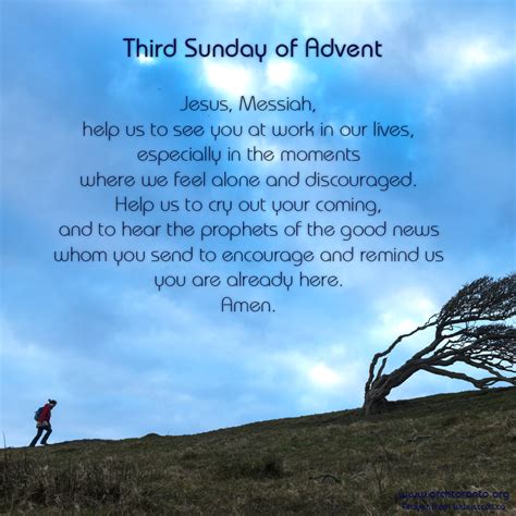 Prayer For The Third Sunday Of Advent Advent Prayers Third Sunday