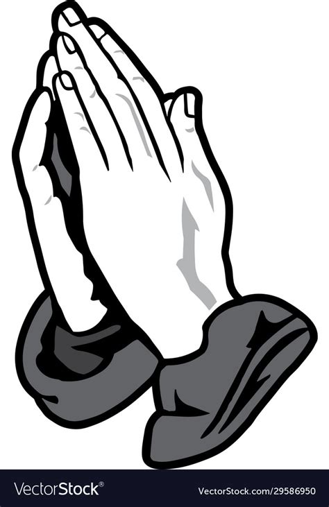 praying hands icon graphic royalty free vector image