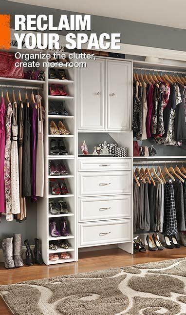I presume the carpet ends @ the bath, then the closet, so esthetically, i would continue the flooring the way it flows, vs having carpet, tiles, then carpet again. Home Depot closet organizer | Home depot closet organizer ...