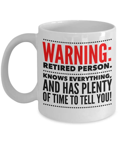 Looking for original and thoughtful retirement gifts for men? Retirement Mug Funny Retirement Coffee Mugs Retirement ...