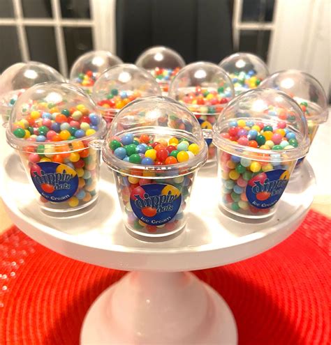 Dippin Dots Ice Cream Fake Rainbow Sprinkles Cup Fake Etsy