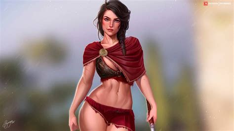 Kassandra Wallpaper By Prywinko On Deviantart Assassins Creed Art Assassins Creed Artwork