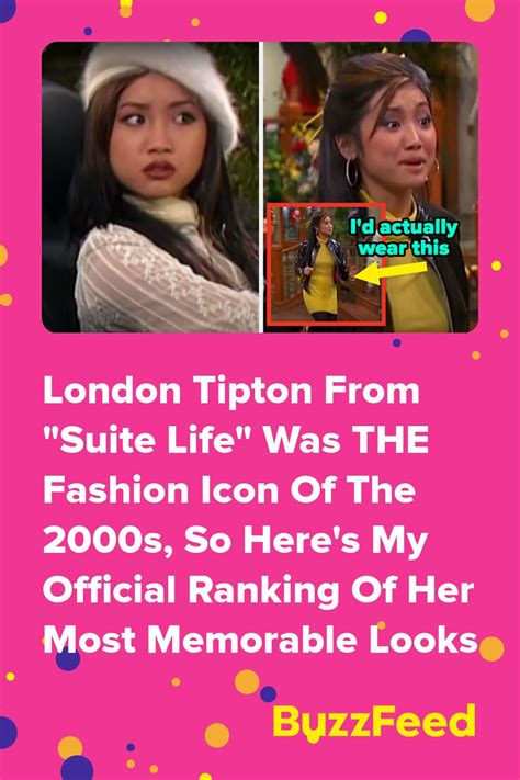 London Tipton From Suite Life Was The Fashion Icon Of The S So Here S My Official Ranking