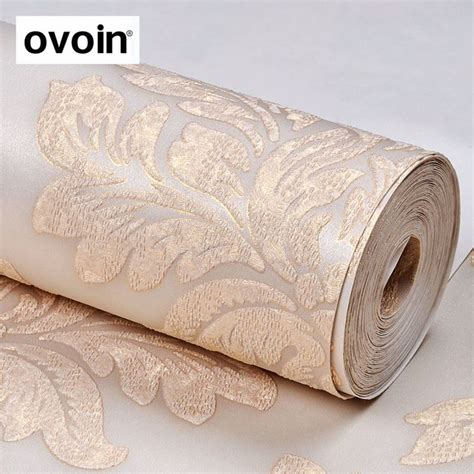 Cheap Damask Wallpaper Buy Quality Modern 3d Directly From China