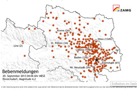 In österreich sind erdbeben eine rarität. Kräftige Erdbeben im Jahr 2013 - noe.ORF.at