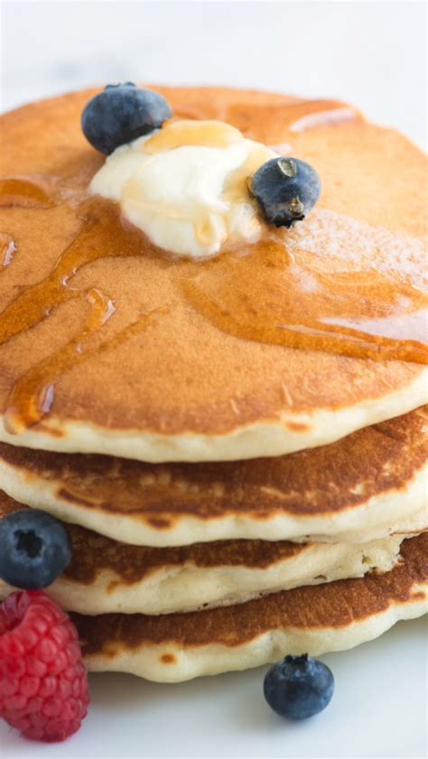 Easy Fluffy Pancakes Recipe From Scratch Video Recipe