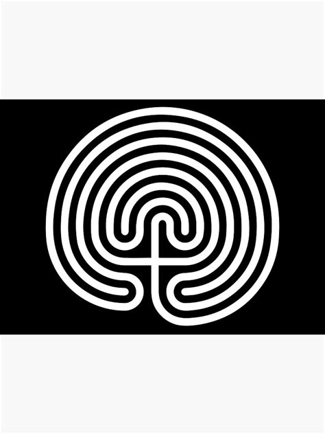 Wiccan Labyrinth Ancient Symbol Poster For Sale By Signsandsymbols
