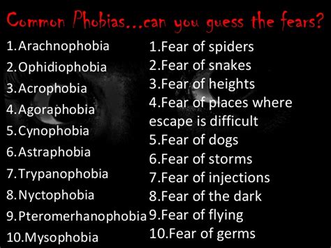 A2 Psychology Cie Phobias