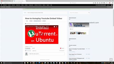 As you click it, you will see a few sharing options, including various social media platforms. Autoplay embedded Youtube video on website - YouTube