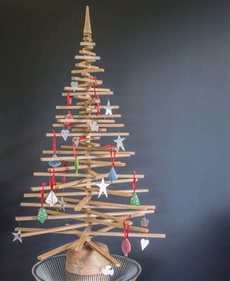 Simply stack the branches in the order of your. Alternative Oak Christmas Tree By The Natural Wood Company ...