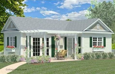 Our granny pod floor plans are separate structures, which is why they also make great guest house plans. Image result for granny pod floor plans | Backyard cottage ...