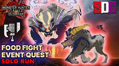 Monster Hunter Rise Sunbreak Food Fight Event Quest Blast