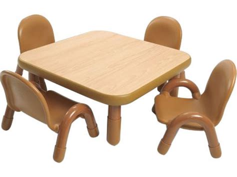 Maybe you would like to learn more about one of these? Square Baseline® Preschool Table with 4 Chairs - Natural ...