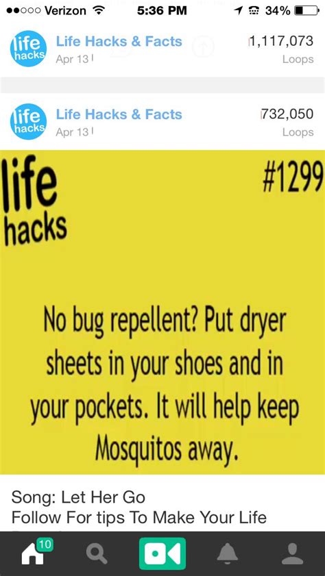 Lifehack | Life hacks, Life, Bug repellent