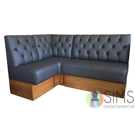 We offer wood chairs and stools, poly shell chairs and stools, lounge chairs, ottomans, modular units, occasional tables, café tables and training tables. Modular Banquette Seating - Deep Buttoned Back