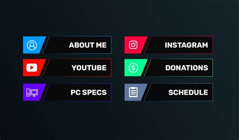 A facebook or instagram page could be the first place someone finds your business. Avanticapitale: I will design twitch profile panels for $5 ...