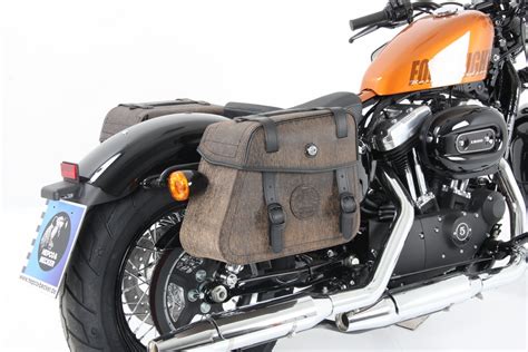 The iron 883 is priced at rp 399 million. Leatherbag holder cutout - black Harley-Davidson Sportster ...