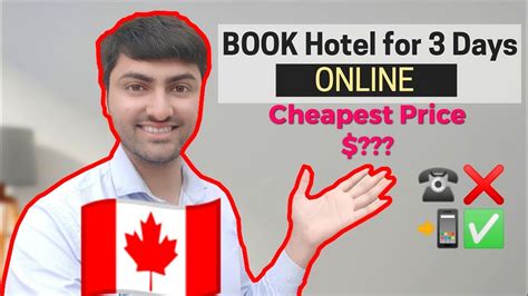 #canada #canadaimmigration #ircc related query : How to Book Cheapest Hotel Online in Canada for 3 days ...