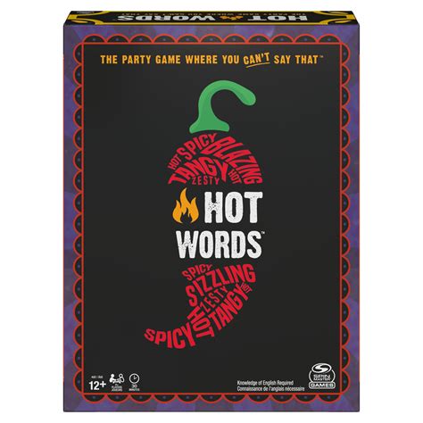 Hot Words Word Guessing Party Game For Adults And Teens Ages 16 And