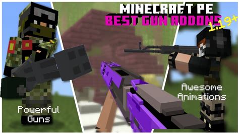 These 5 Gun Addons Are The Best For Mcpe 119 Youtube