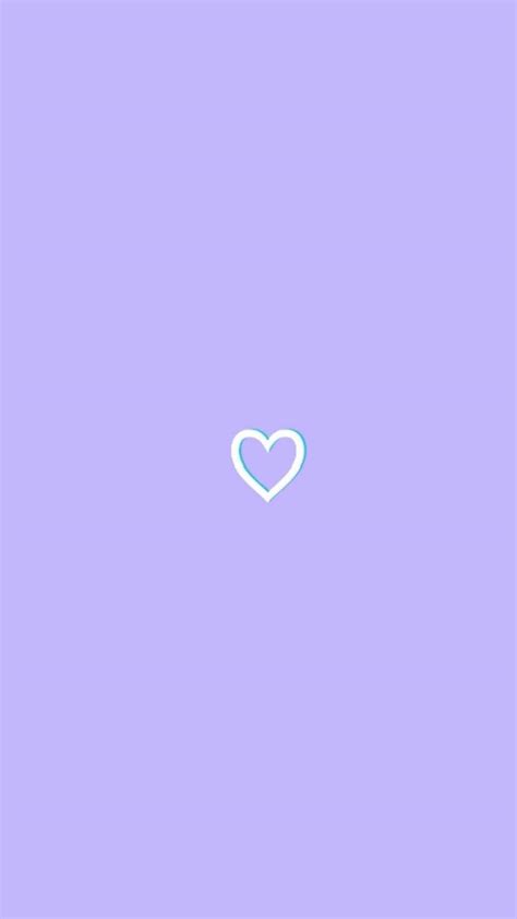 Download Cute Heart Pastel Purple Tumblr Wallpaper