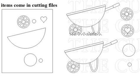 The Cutting Cafe Wheelbarrow Deliveries Printable Set
