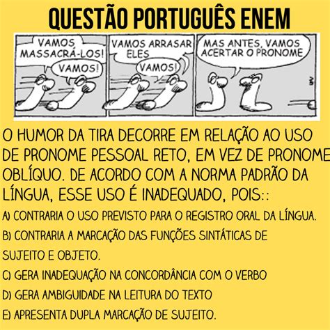Questoes De Portugues Enem