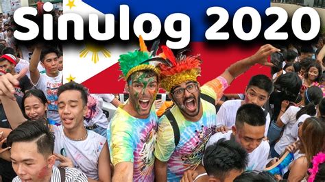 philippines sinulog festival 2020 foreigners first time ever youtube