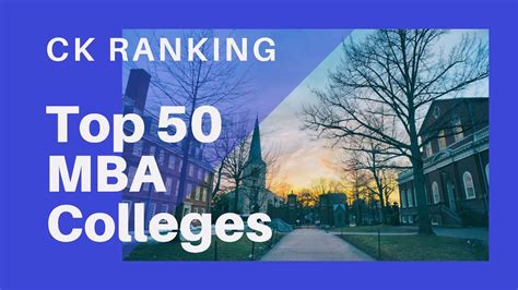 Top 50 Mba Colleges And Ranking Ck Ranking Of Top Mba Colleges In India Youtube