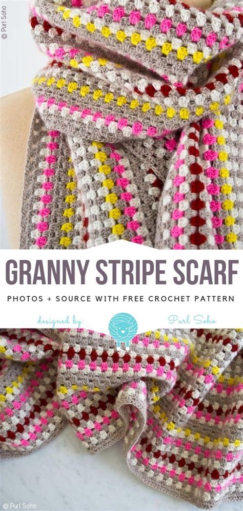 Sale Granny Stripe Scarf In Stock