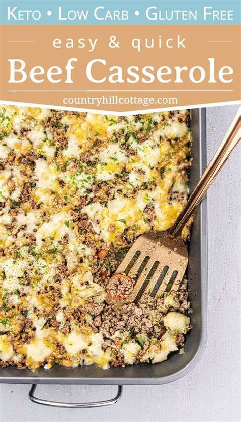 Maybe you would like to learn more about one of these? Easy Low-Carb Keto Ground Beef Casserole - Quick & Healthy ...