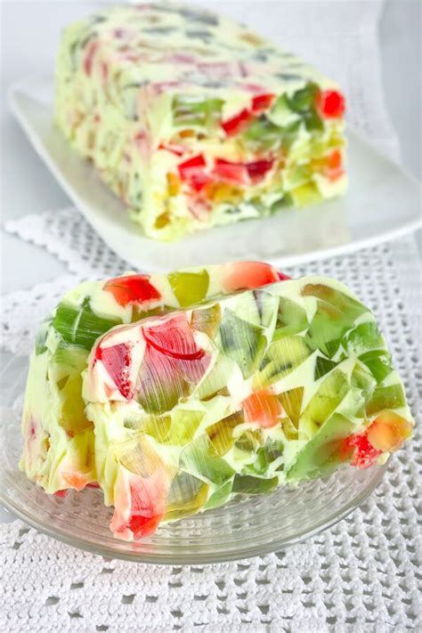 38 incredible vegetarian christmas dinner recipes to put on your menu. Broken Glass Jello Salad - Made with red jello, orange jello, green jello | CDKitchen.com ...