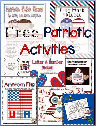 This is a great cooperative learning literacy center for kindergarten. Freebie Friday - Patriotic Fun | Memorial day activities ...