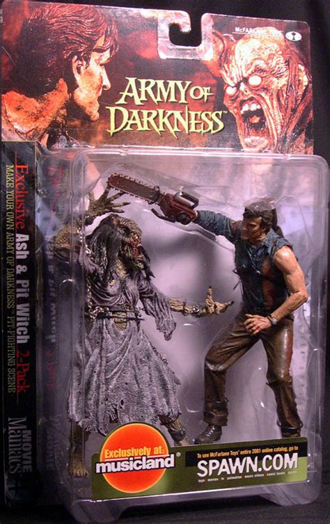 Ash And Pit Witch Action Figures Army Of Darkness Mcfarlane