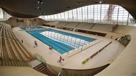 london olympic park aquatics centre reopens bbc news