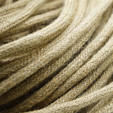 2075 Edison Textile Fabric Wire Vintage Hemp Rope Cable Vintage Diy