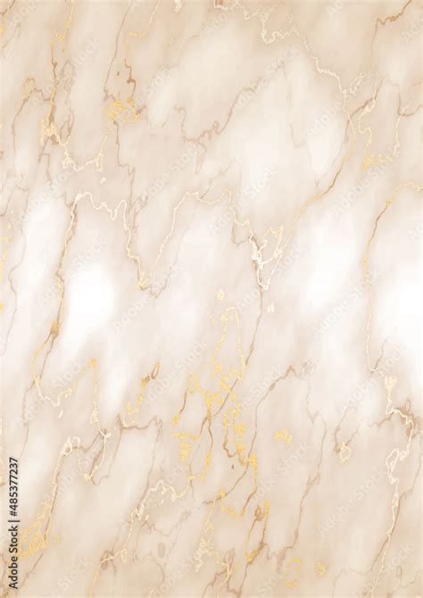Luxury Elegant Background Beige Marble Texture With Gold Veins A4